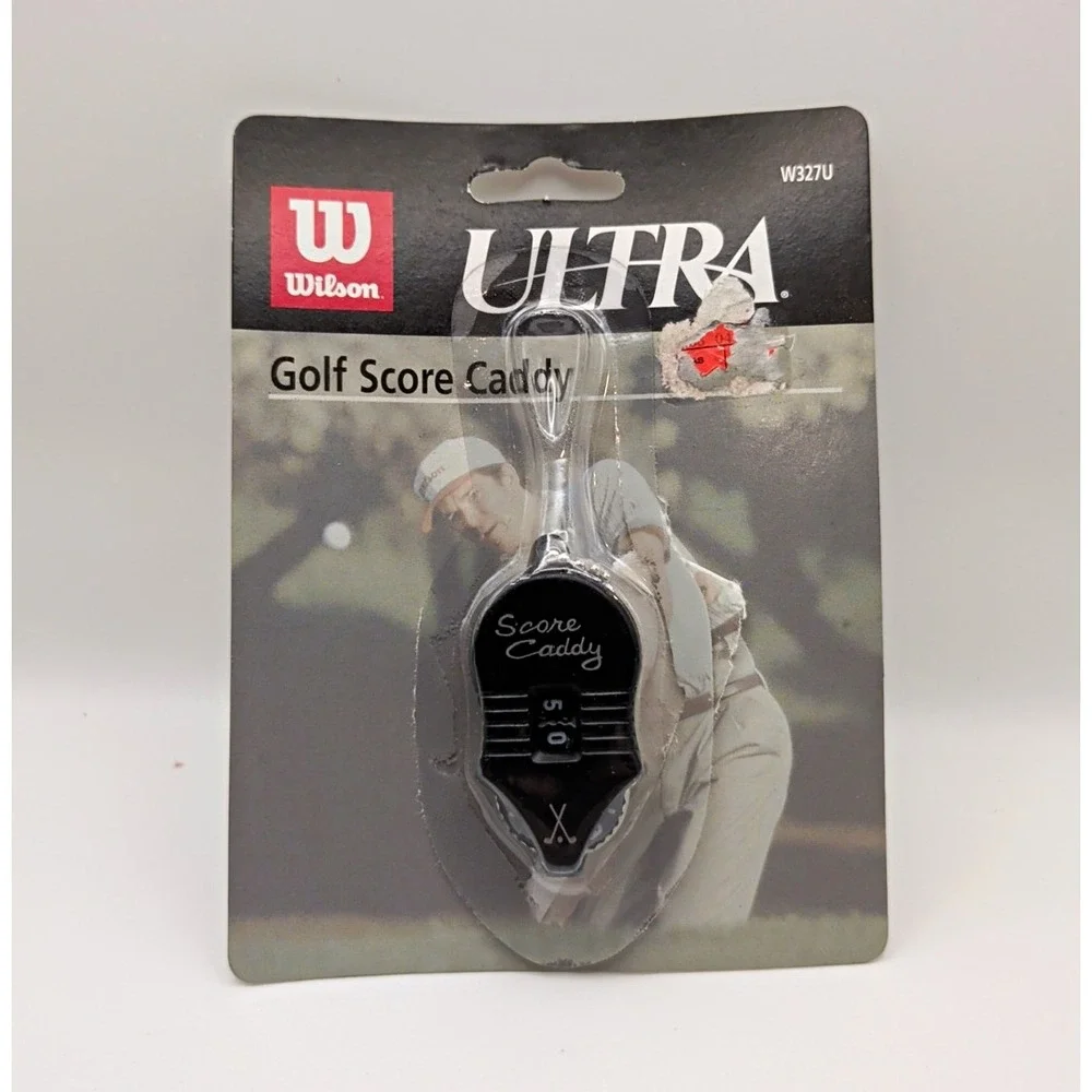 Wilson Ultra Score Caddy Stroke Counter, Black, Pocket Clip W327U